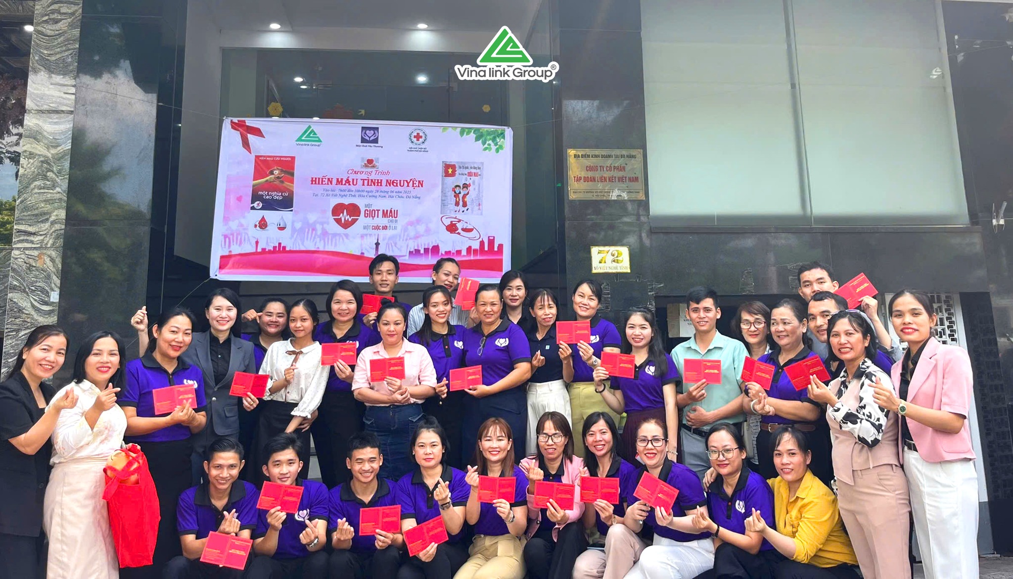 Vinalink Group tham gia chương trình hiến máu nhân đạo